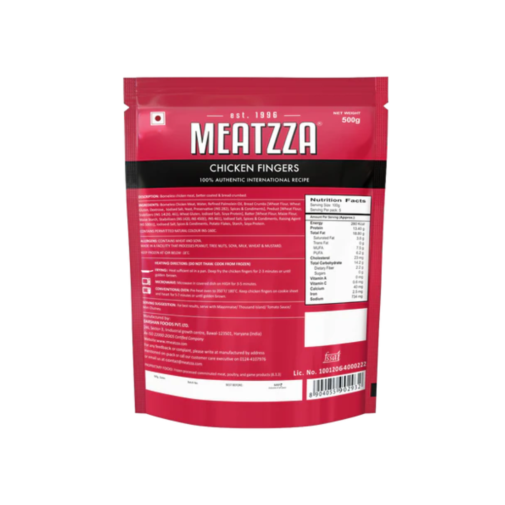 Meatzza Chicken Fingers 500g