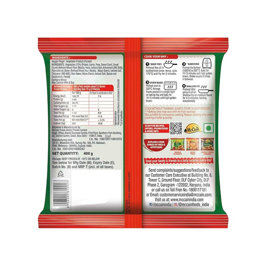 Mccain Veggie Finger, 400 g