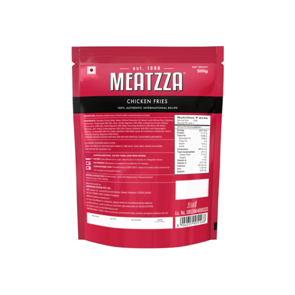 Meatzza Chicken Fries 500g