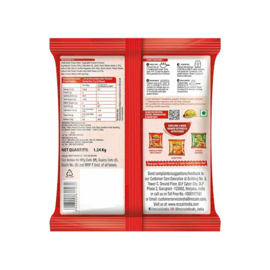 McCain Chilli Garlic Potato Bites 1.24 kg