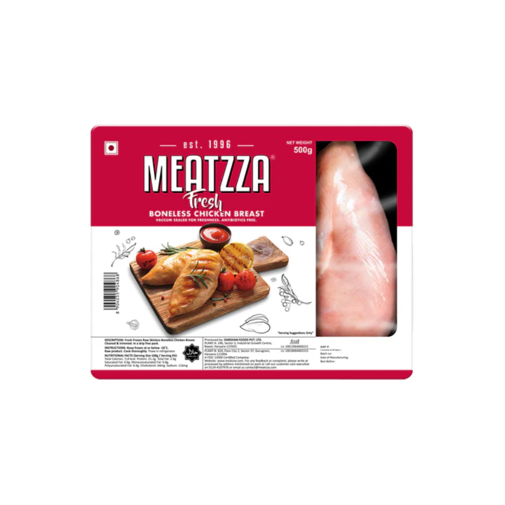 Meatzza Boneless Chicken Breast 500g