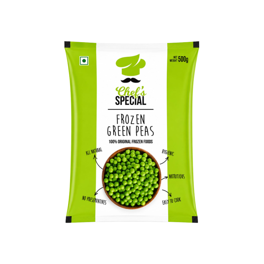 Chefspecial Frozen Green Peas 500g