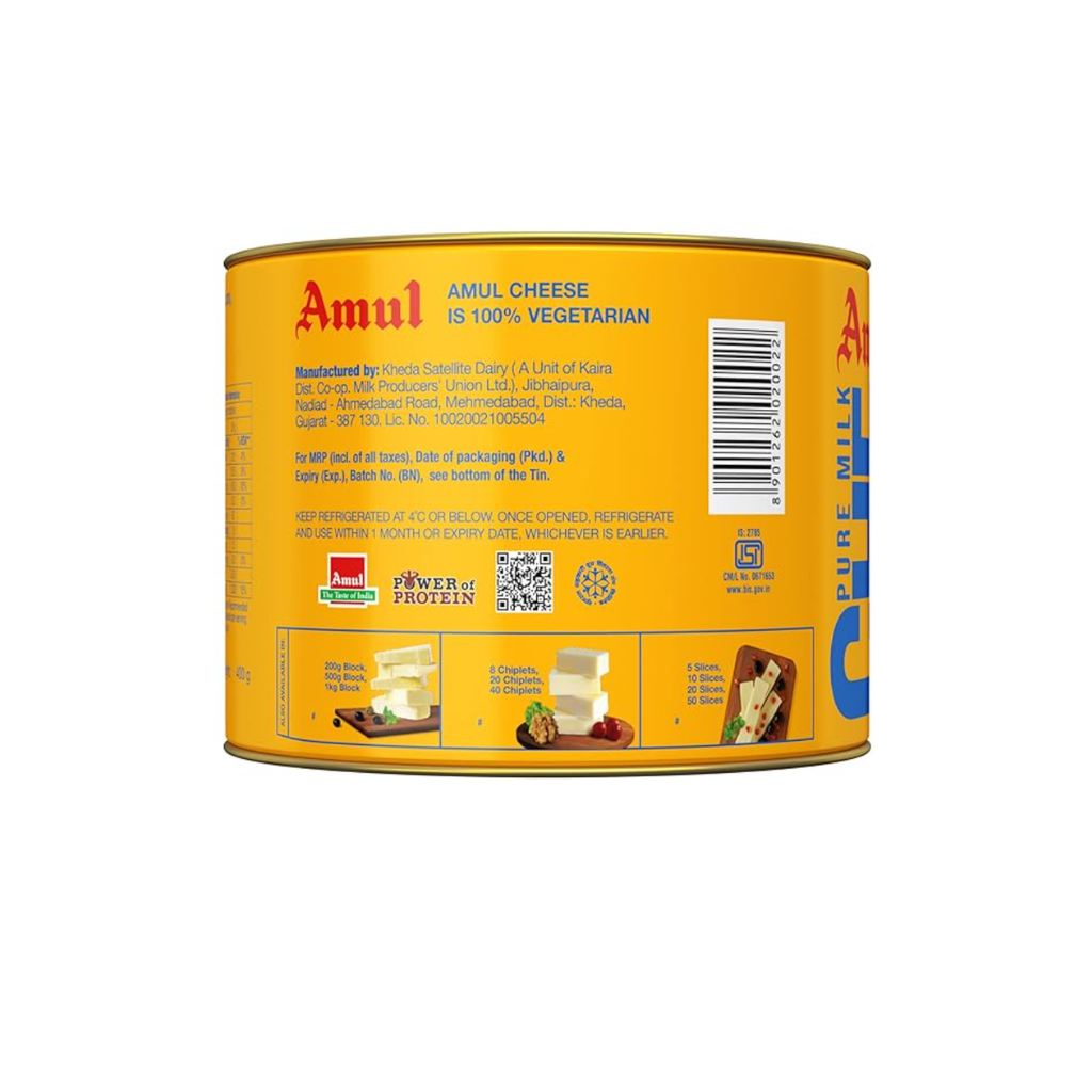 Amul Cheese Can 400 gm