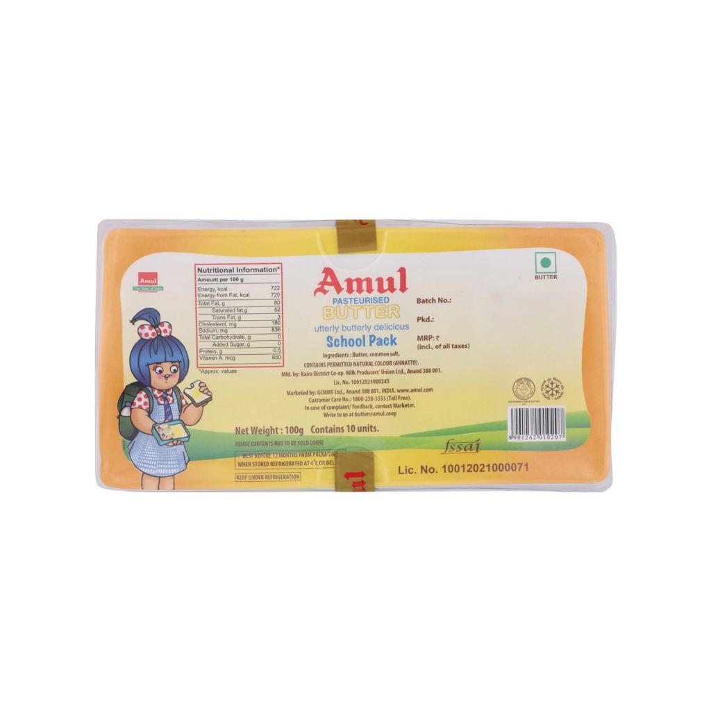 Amul Butter School Pack 10 gm