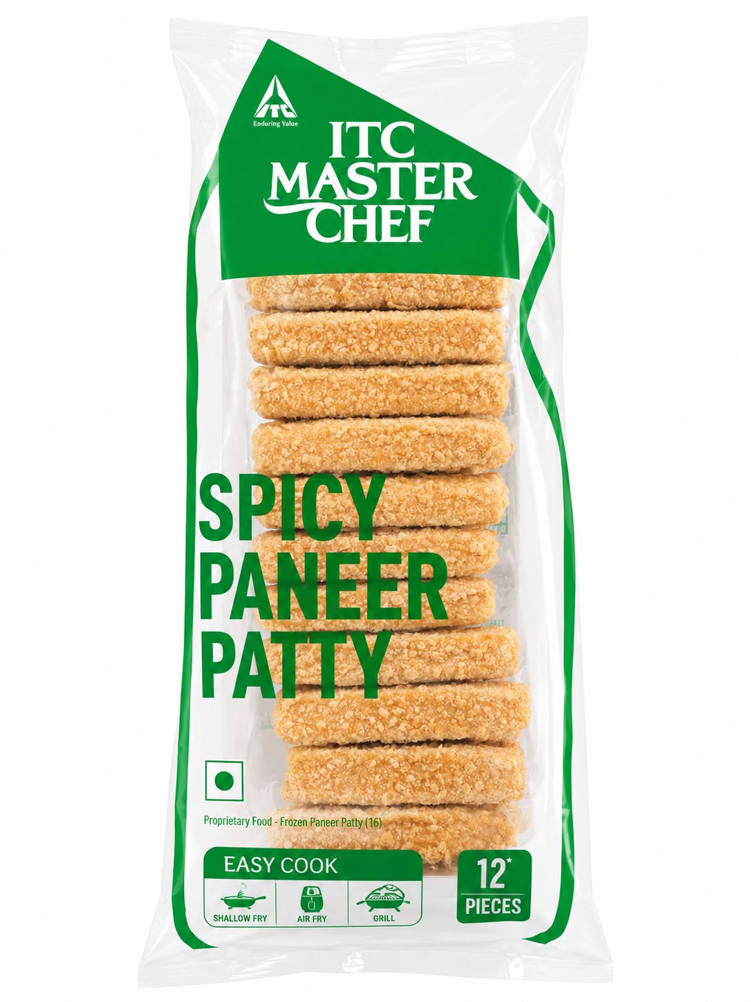 Itc Spicy Panner Patty Sqr 1.02kg
