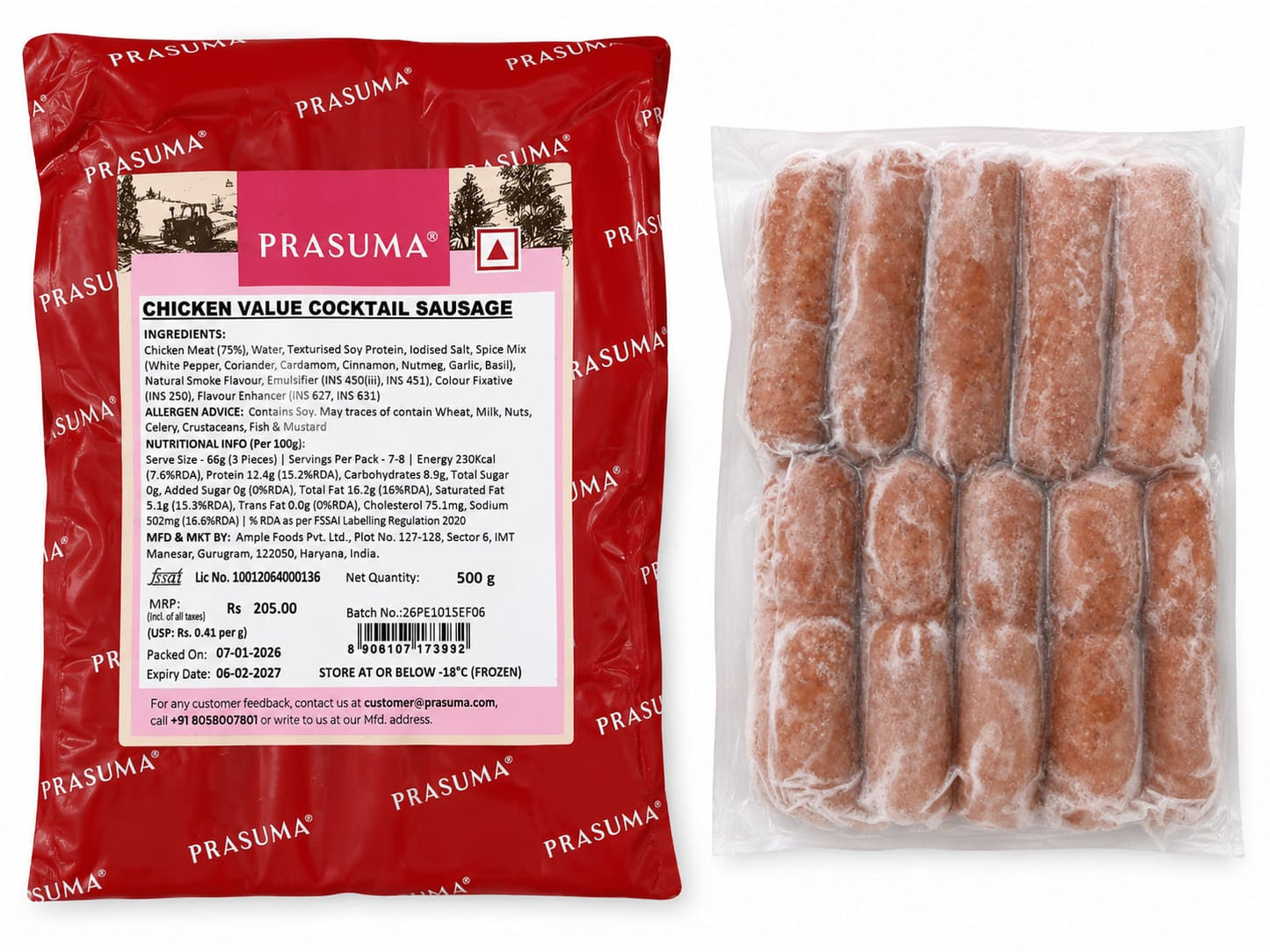 P F.S Value Cocktail Sausage 500gm