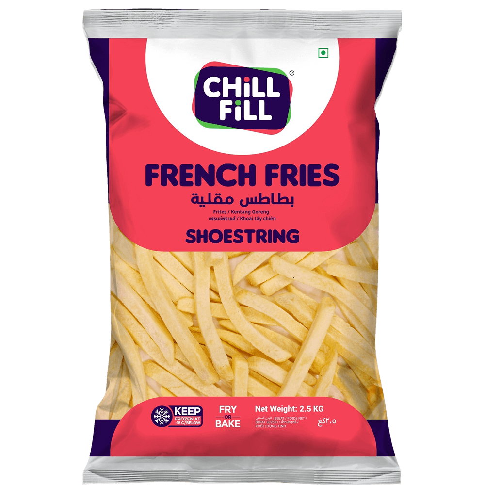 Chill Fill Shoestring French Fries 6mm 2.5kg