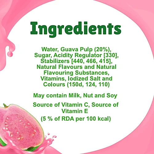 ITC B NATURAL GUAVA JUICE 1 LTR