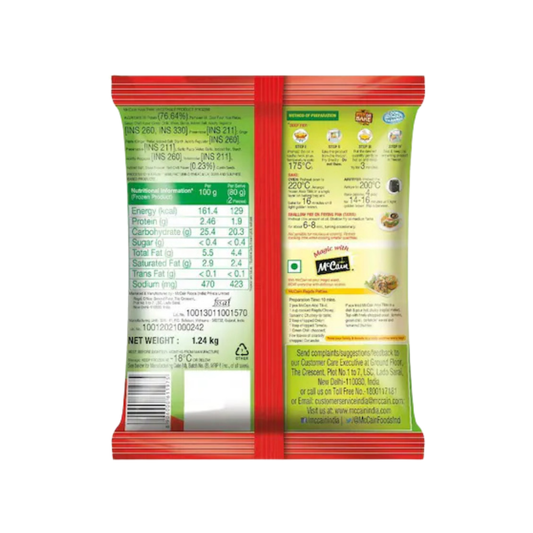 McCain Aloo Tikki 1.24 Kg