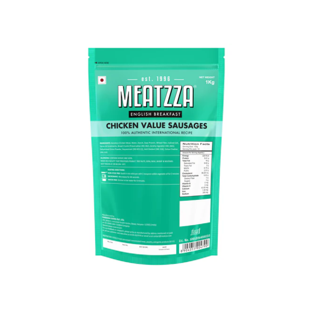 Meatzza Chicken Value Sausages