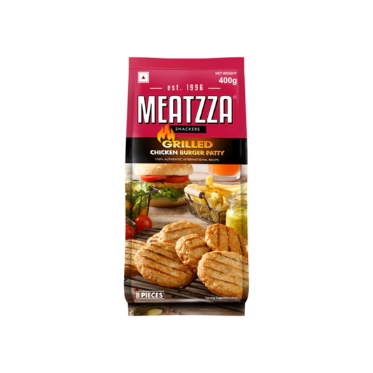 Meatzza Grilled Chicken Burger Patty 400g