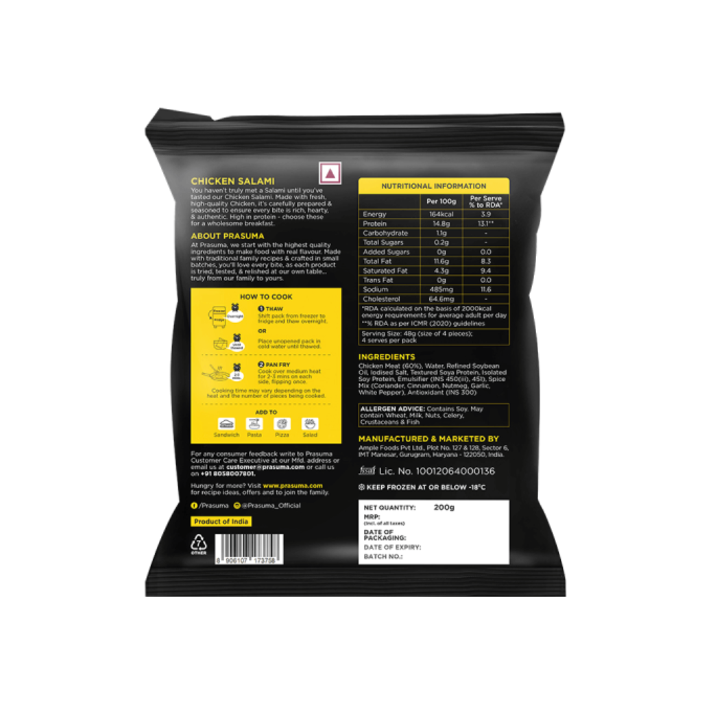 Prasuma Chicken Salami 200gm