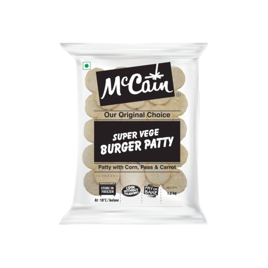 McCain - Super Vege Burger Patty, 1.2 Kg