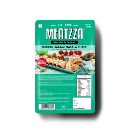 Meatzza Chicken Salami Masala Sliced