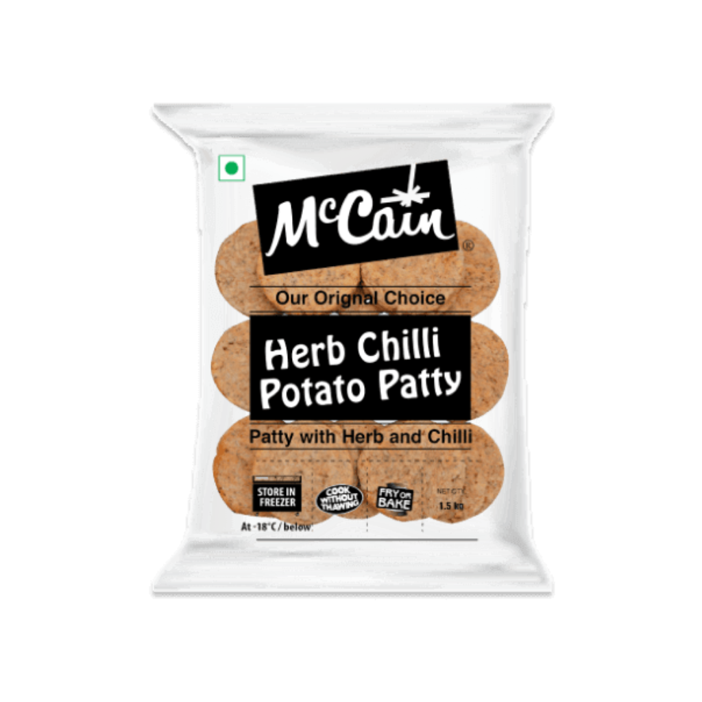 McCain - Herb Chilli Patty, 1.5 Kg Pack