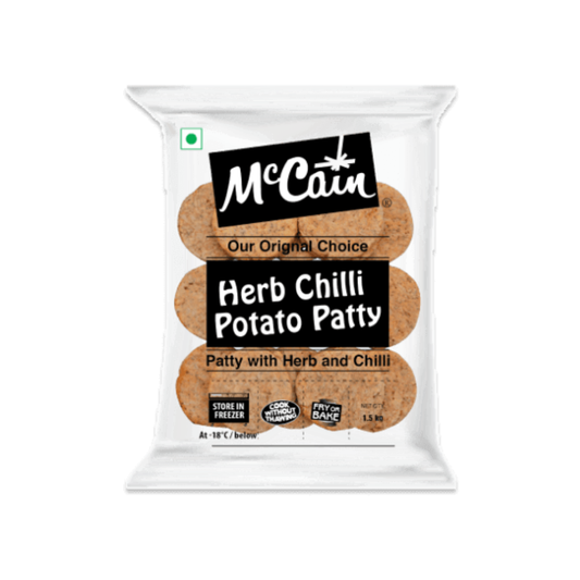 McCain - Herb Chilli Potato Patty, 1.5 Kg Pack