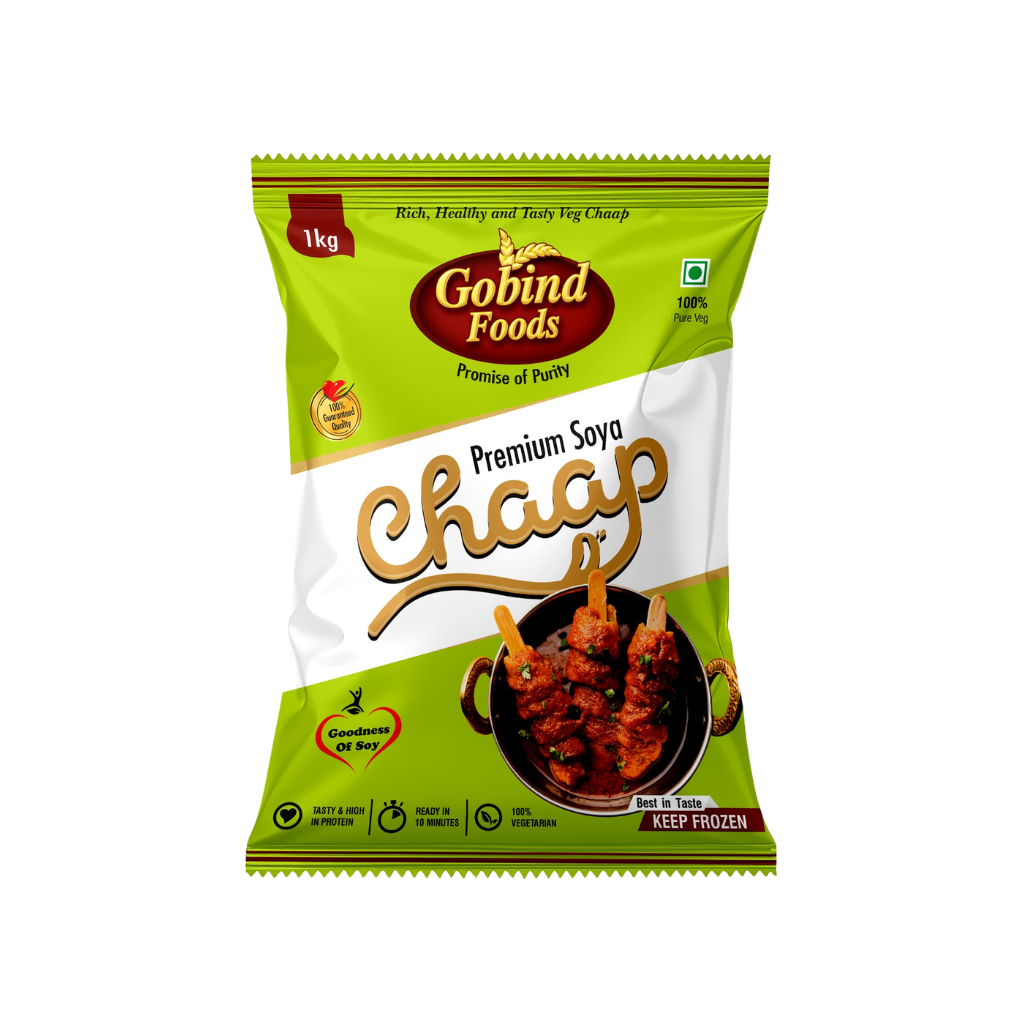 Gobind Premium Soys Chaap 1kg