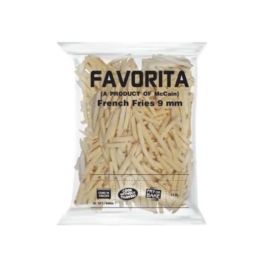 McCain - Favorita French Fries 9 mm, 2.5 Kg