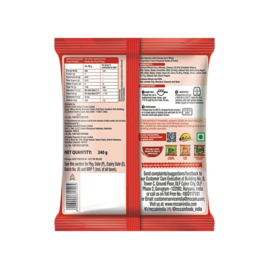 McCain Mini Samosa - Cheese Corn 240 g