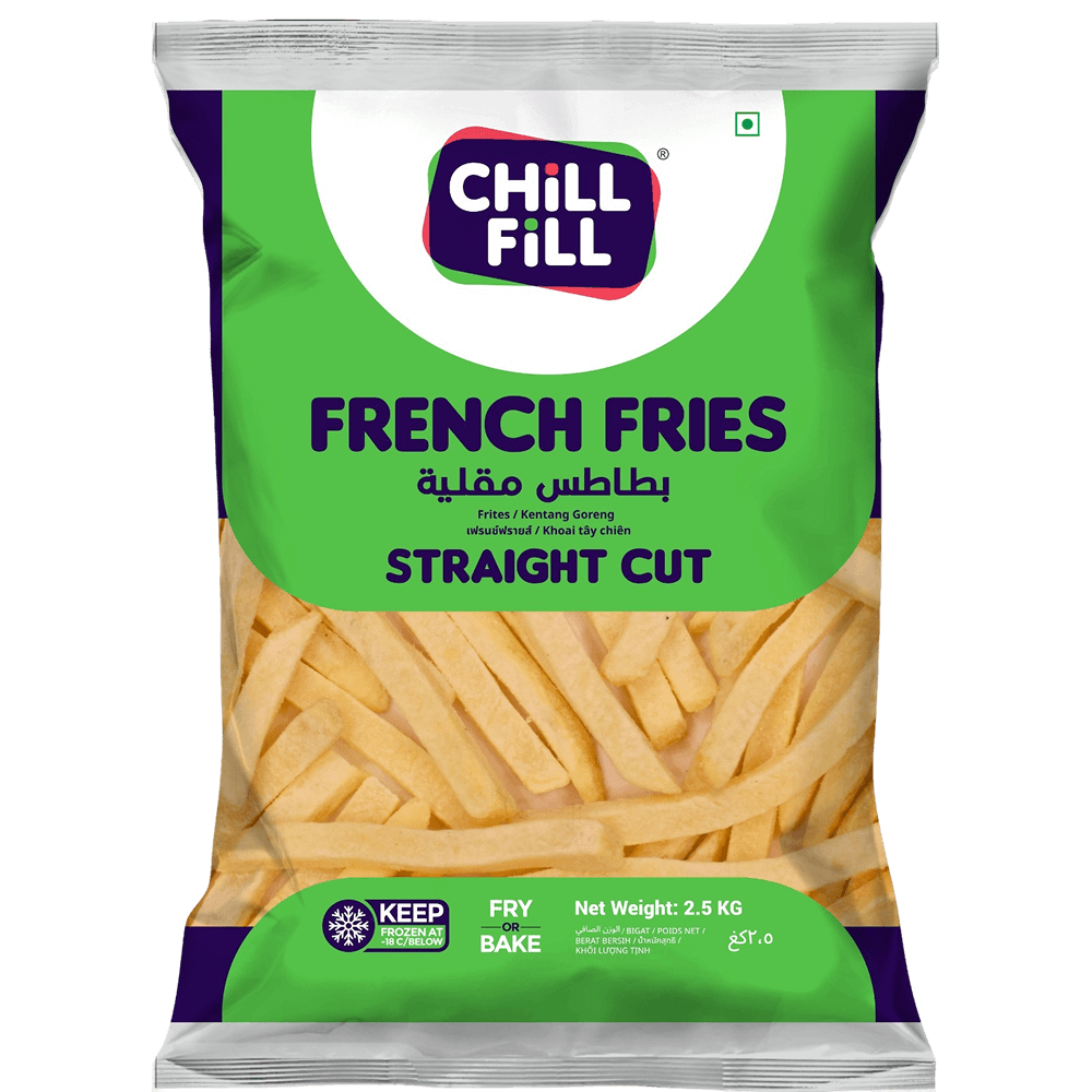 Chill Fill Straight Cut French Fries 9mm 2.5kg