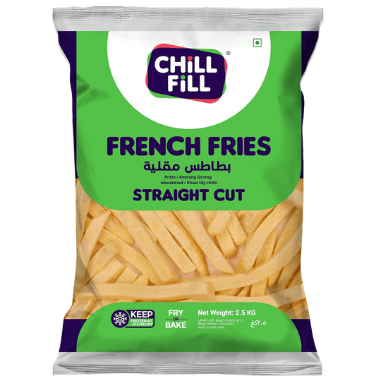 Chill Fill Straight Cut French Fries 9mm 2.5kg