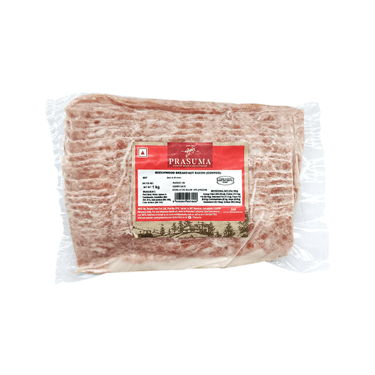 Prasuma Frozen Pork Breakfast Bacon 1kg