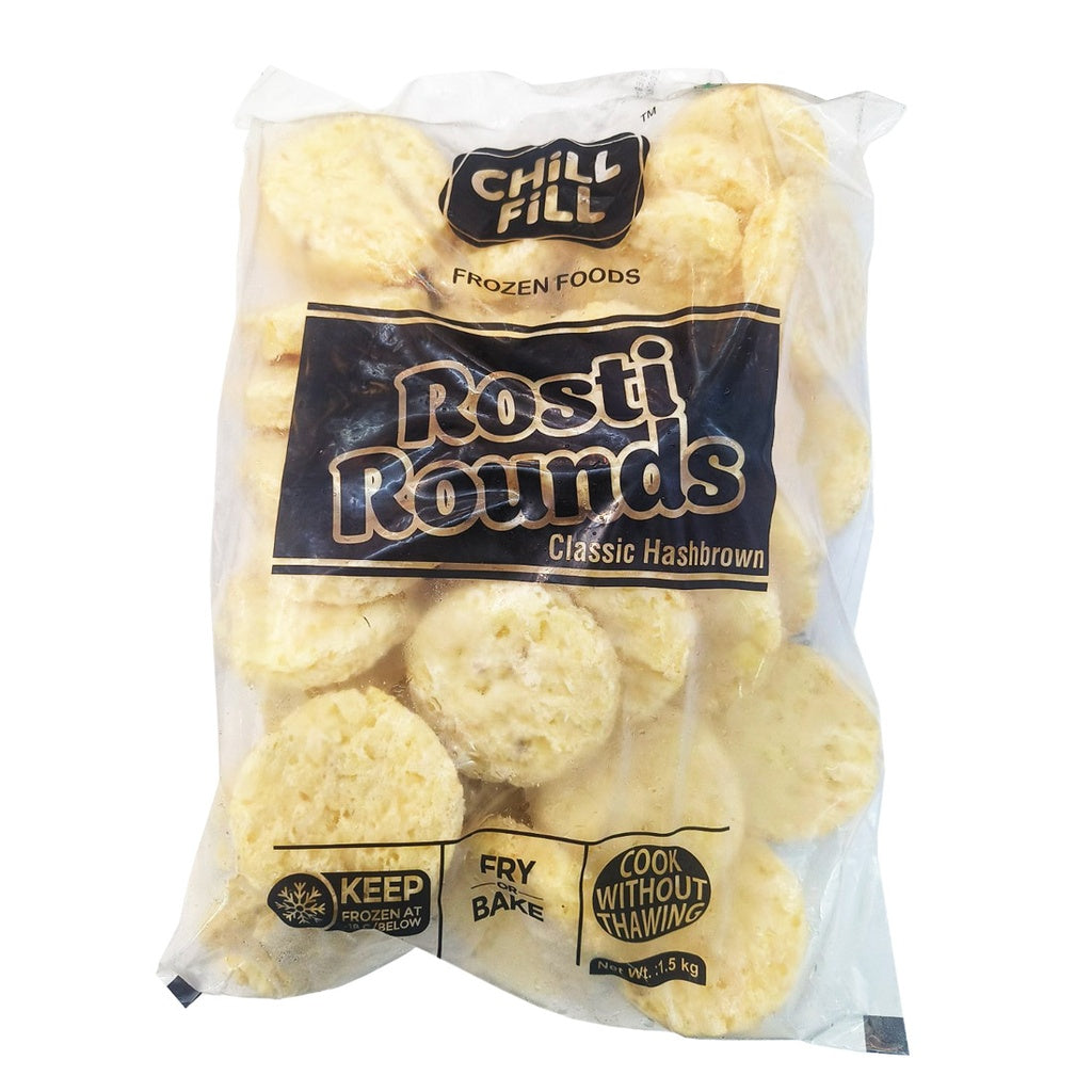 Chill Fill Rosty Round Hash Brown 1.5kg