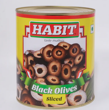 Habit black Olives Slice 3kg