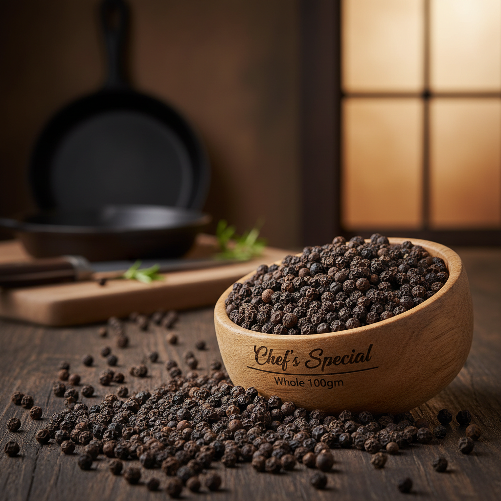Chef's Special Black Pepper Whole 100gm
