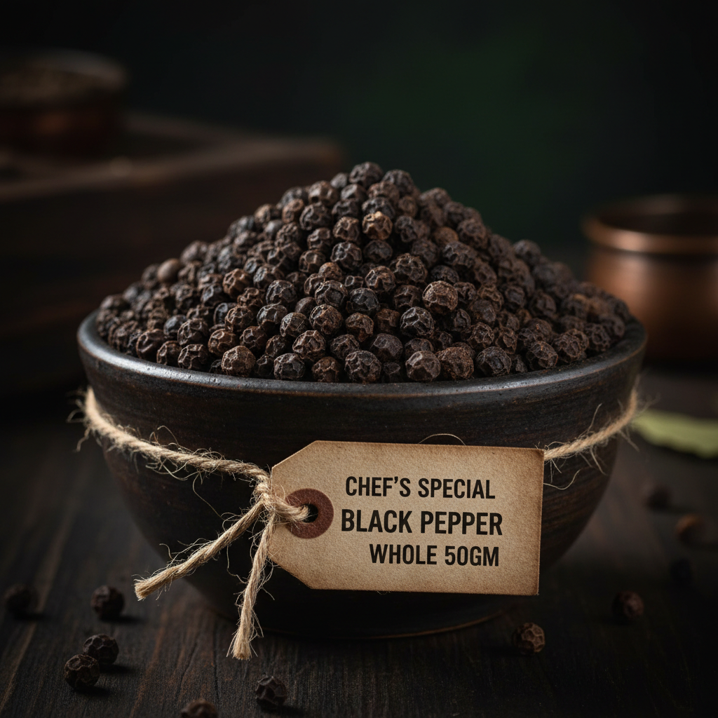 Chef's Special Black Pepper Whole 50gm