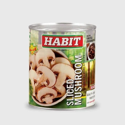 Habit Sliced Button Mushroom 800g