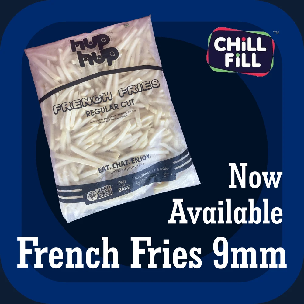 Chill Fill Hup Hup French Fries 9mm 2.5kg