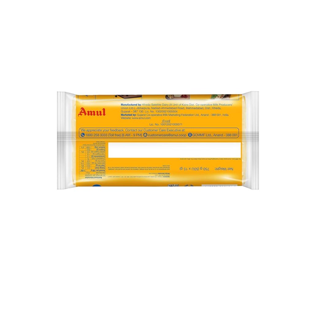 Amul Cheese Slice, 750 g