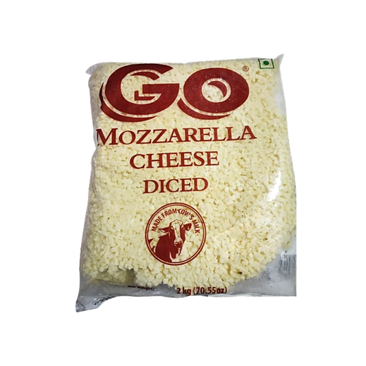 Gowardhan Mozzarella Diced Cheese 2 kg