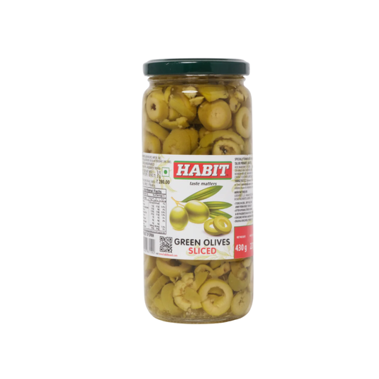Habit Green Olives Slice 430g