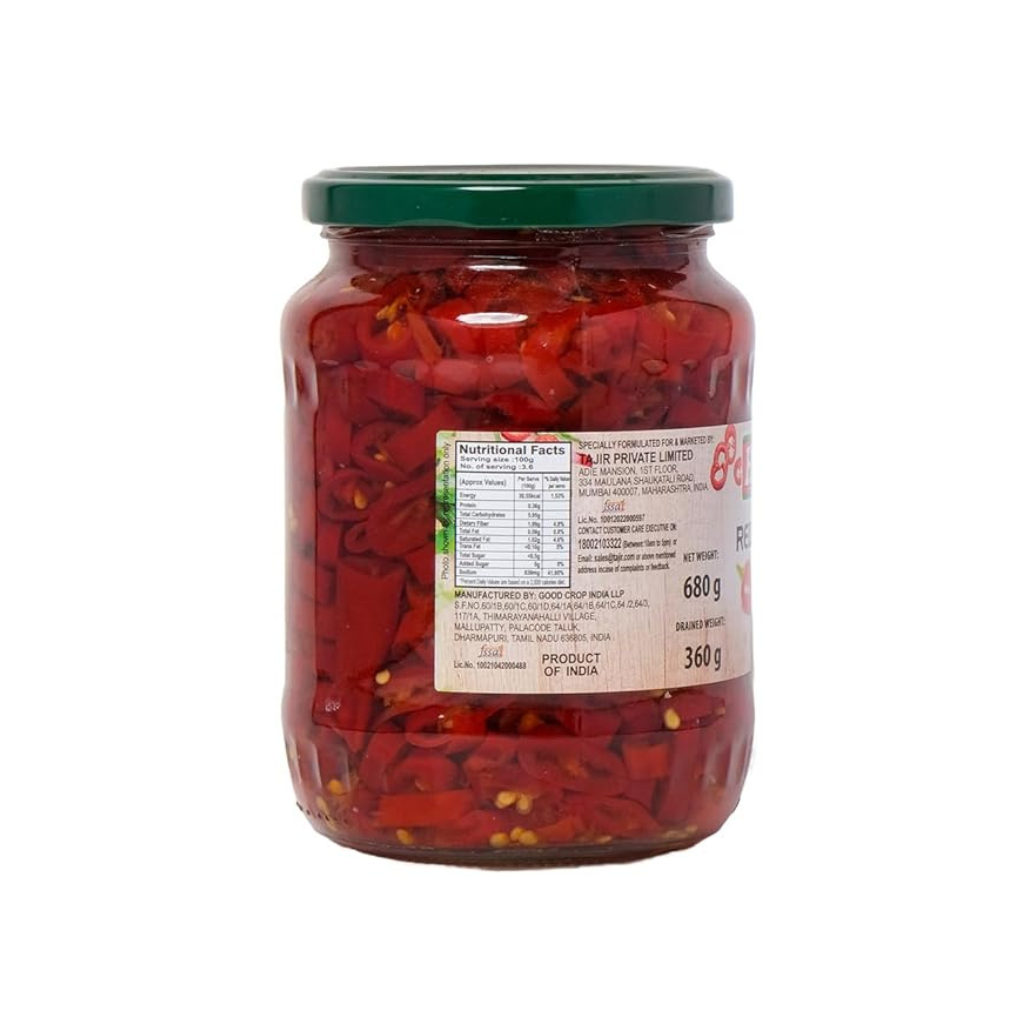 Habit Red Paprika Sliced 680g