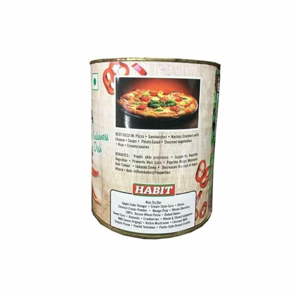 Habit Red Paprika Sliced 3Kg