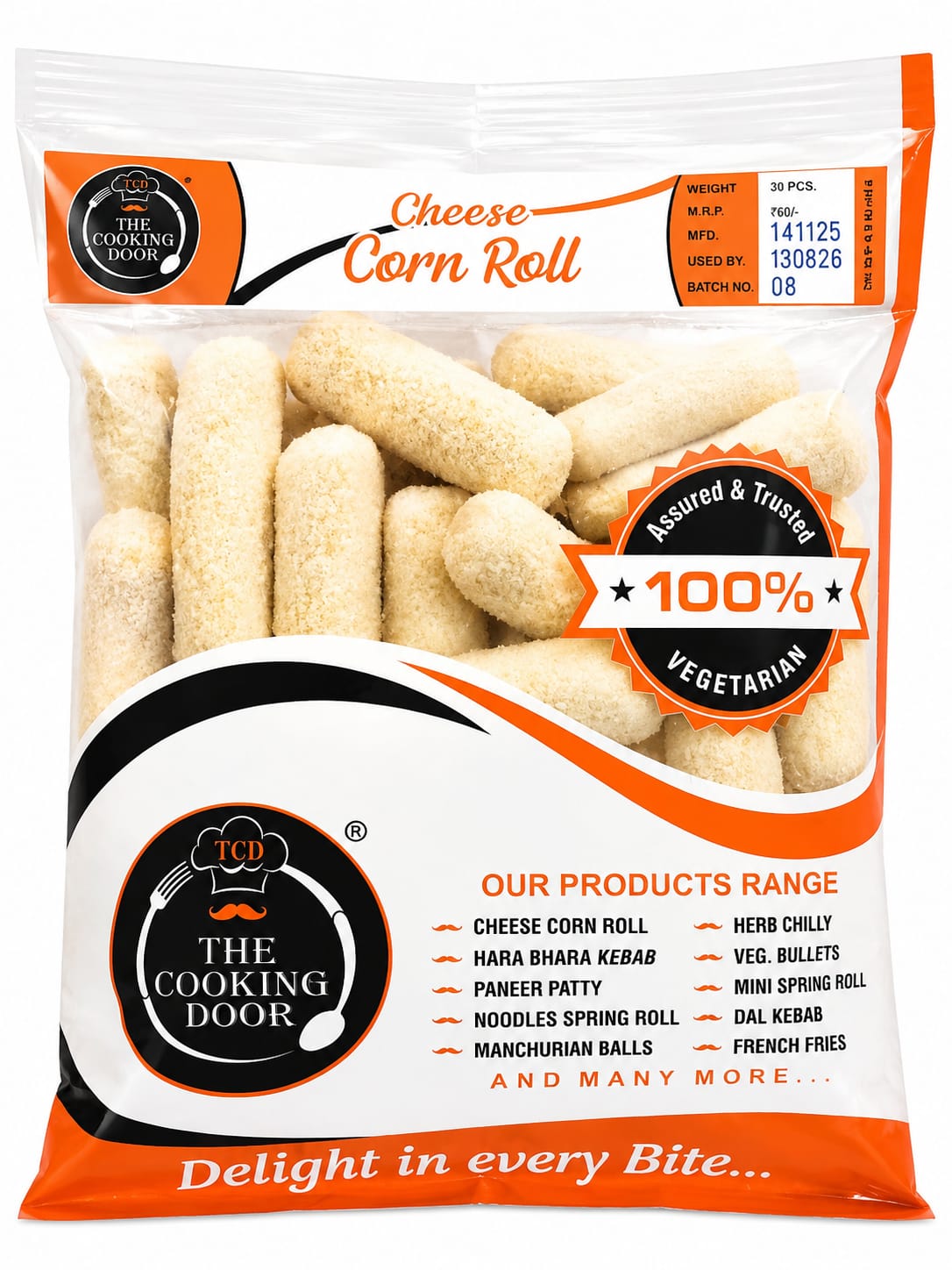 ChefSpecial Cheese Corn Roll 1kg